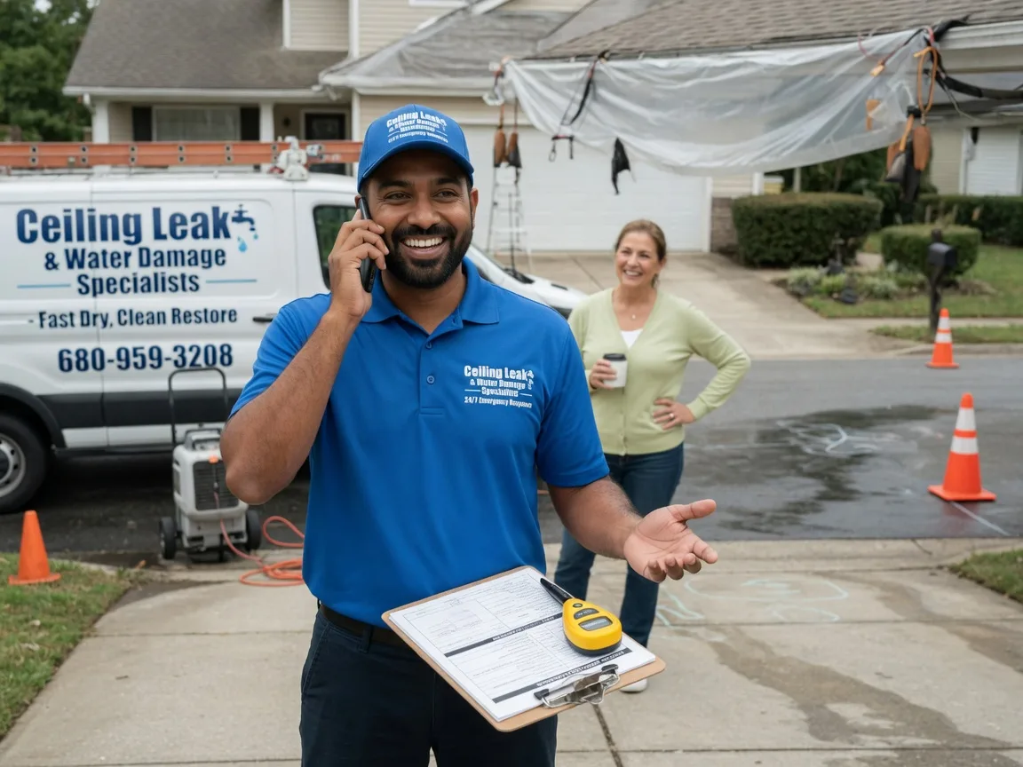 Ceiling Leak Cleanup Rochester, WI FAQs